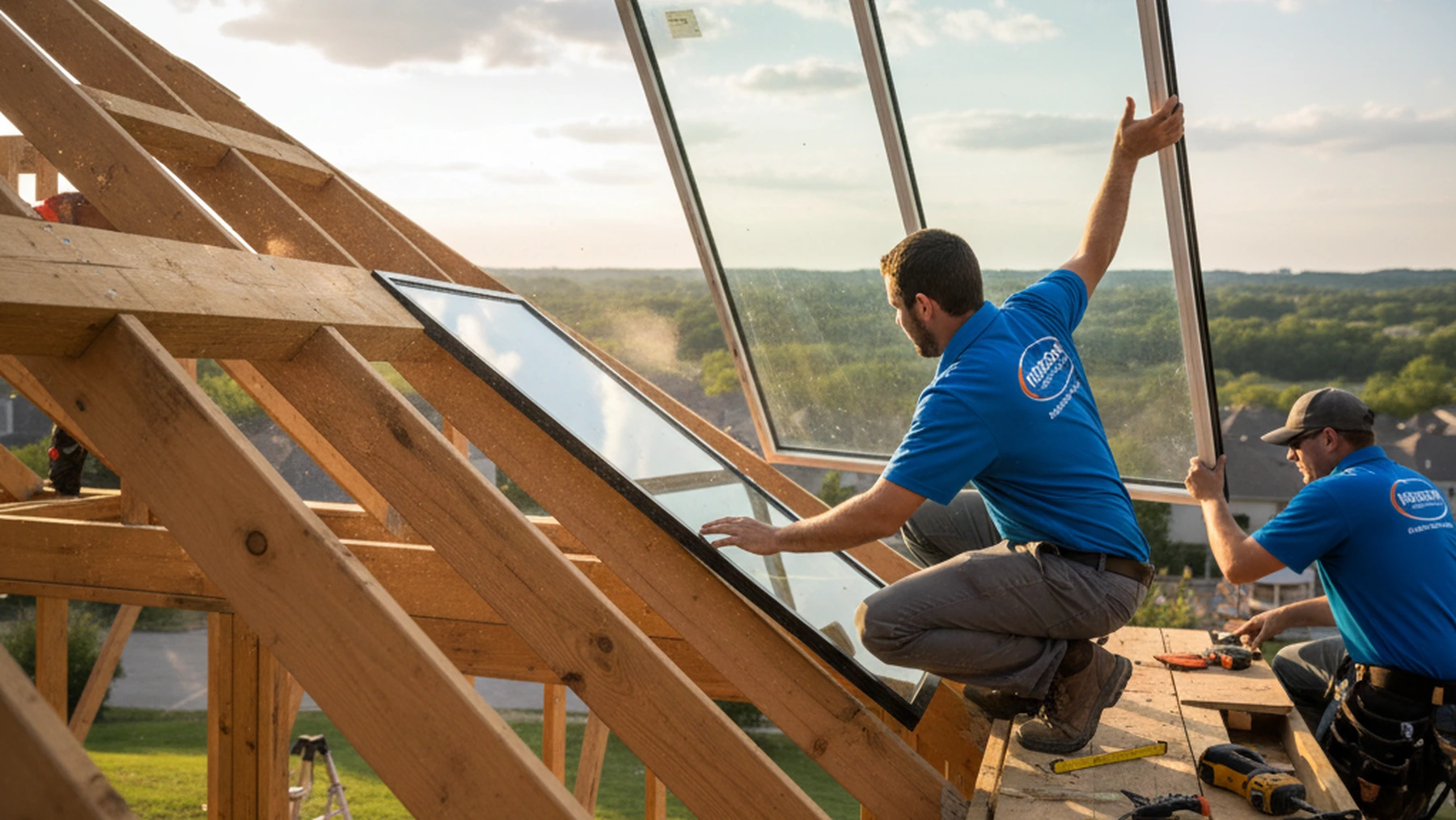 Cathedral Roof Sunroom Construction in Blue Springs, MO